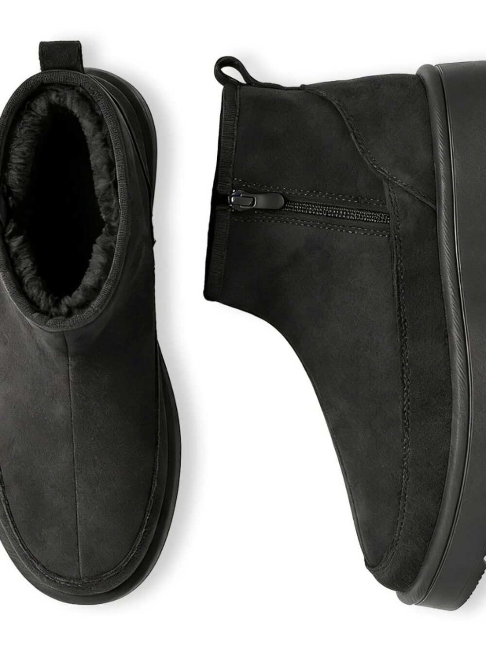 Winter Snow Boots for Women: Comfortable Warm Suede Platform Walking Outdoor